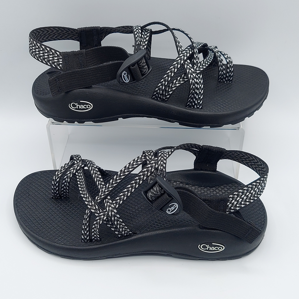 Chaco ZX/2 Dual Adjustable Straps Classic Sandal in Boost Black Womens Size 9 - Picture 4 of 9